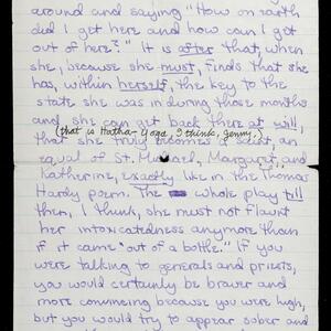 a page of handwritten text