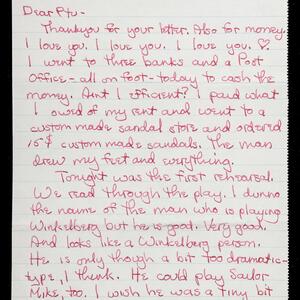 a page of handwritten text