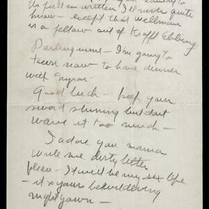 a page of handwritten text