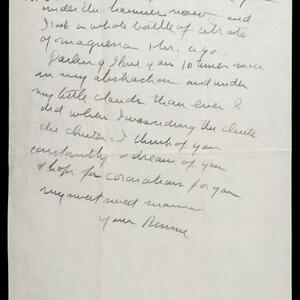 a page of handwritten text