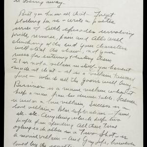 a page of handwritten text