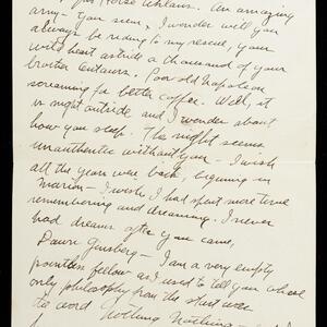 a page of handwritten text