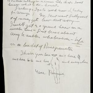 a page of handwritten text