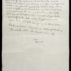 a page of handwritten text