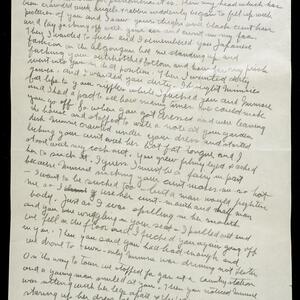 a page of handwritten text