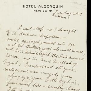 a page of handwritten text