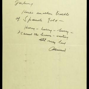 a page of handwritten text
