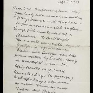 a page of handwritten text