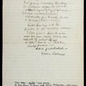 a page of handwritten text