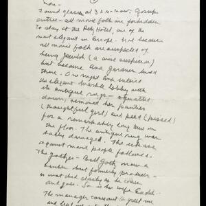 a page of handwritten text