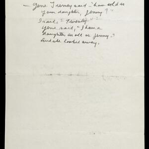 a page of handwritten text