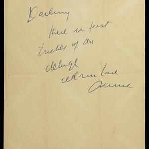 a page of handwritten text