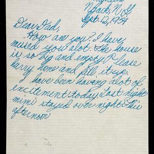 a page of handwritten text