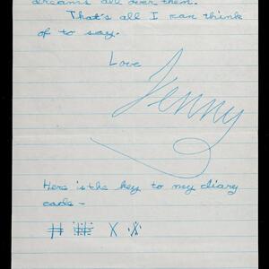 a page of handwritten text