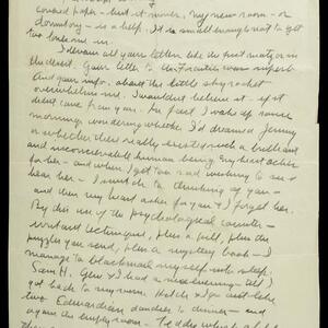 a page of handwritten text