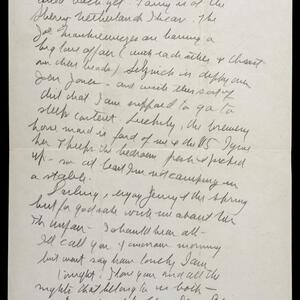 a page of handwritten text