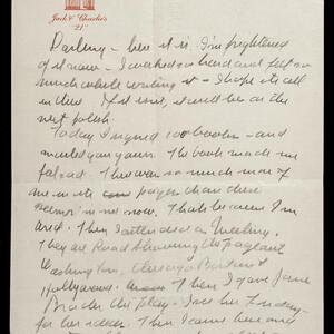 a page of handwritten text