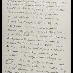 a page of handwritten text