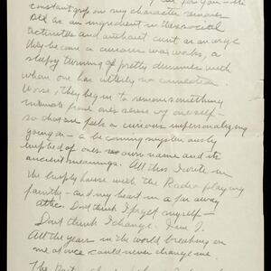 a page of handwritten text