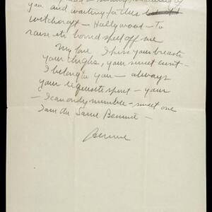 a page of handwritten text