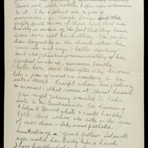 a page of handwritten text