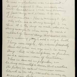 a page of handwritten text