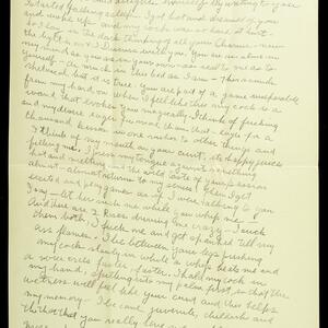 a page of handwritten text