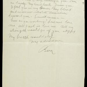 a page of handwritten text
