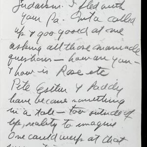 a page of handwritten text