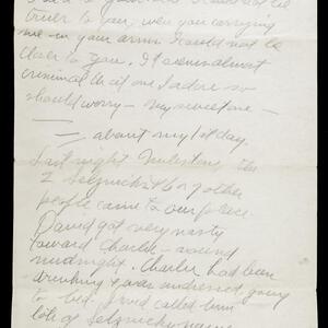 a page of handwritten text