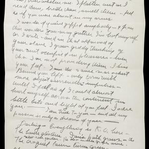 a page of handwritten text