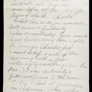 a page of handwritten text