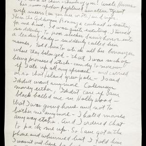 a page of handwritten text