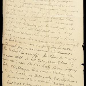 a page of handwritten text