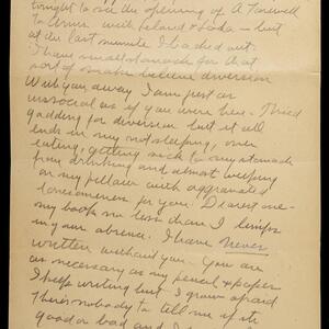 a page of handwritten text