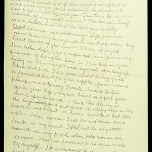 a page of handwritten text