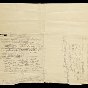 a page of handwritten text