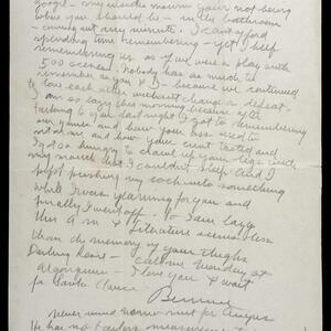 a page of handwritten text