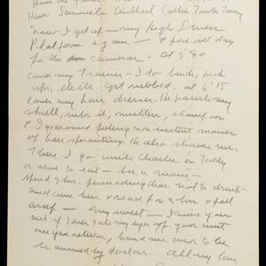 a page of handwritten text