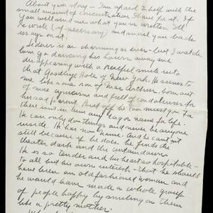 a page of handwritten text