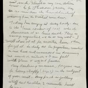 a page of handwritten text