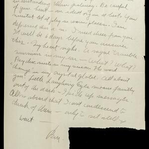 a page of handwritten text