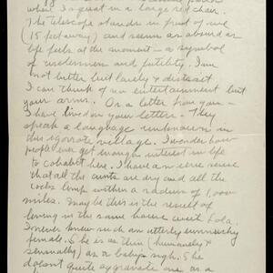 a page of handwritten text