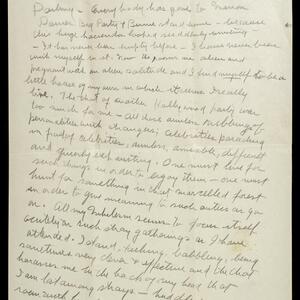 a page of handwritten text