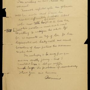 a page of handwritten text