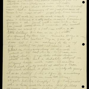 a page of handwritten text