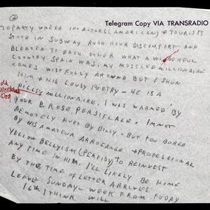 a page of handwritten text