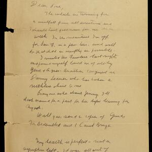 a page of handwritten text