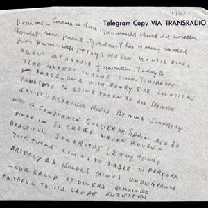 a page of handwritten text
