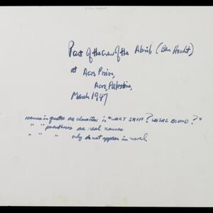 a page of handwritten text
